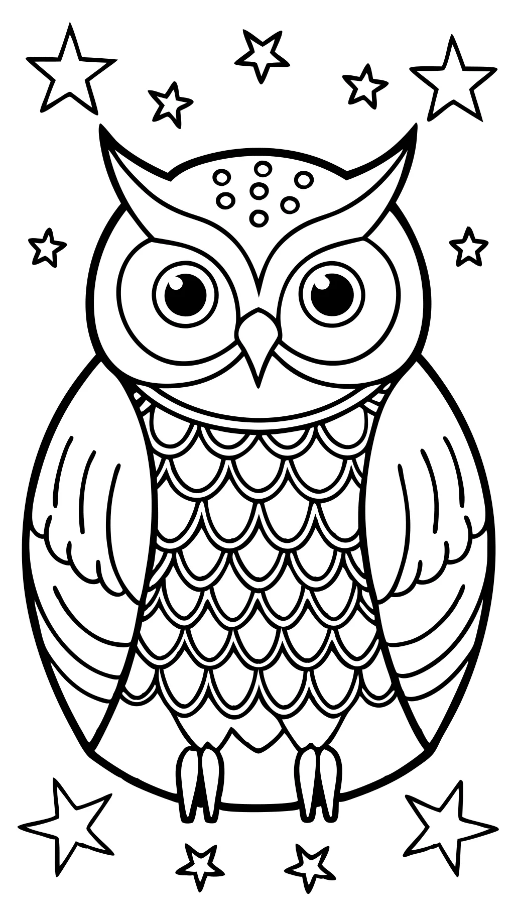 printable coloring pages of owls